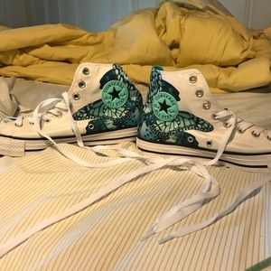 Butterfly High top Converse